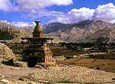 Chorten - the Tibetan stupa